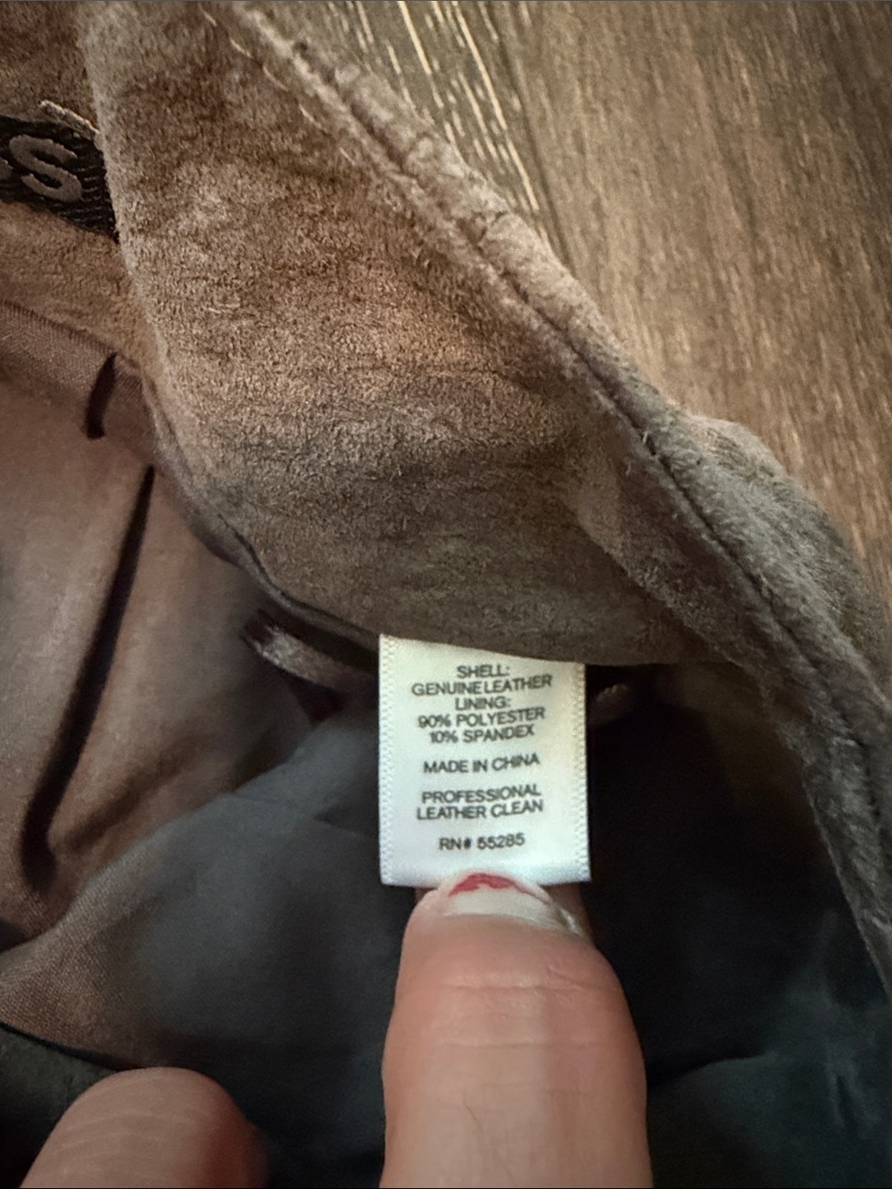 Express Suede Leather Panel Mini Skirt in Brown XS - Picture 4 of 5